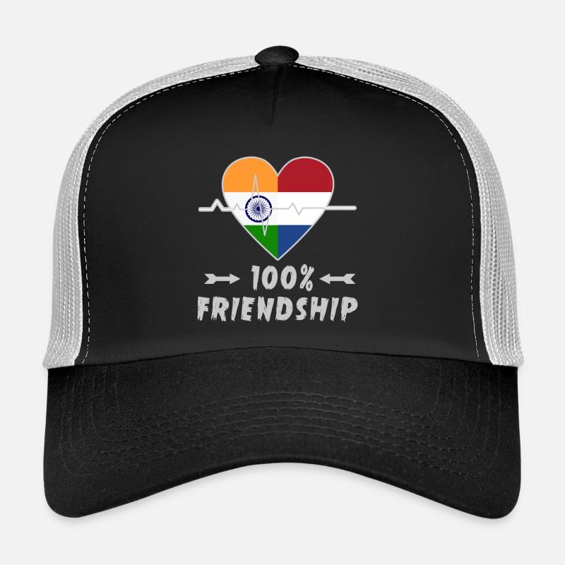 L'Inde et les Pays-Bas : amitié à 100 % Casquette trucker 