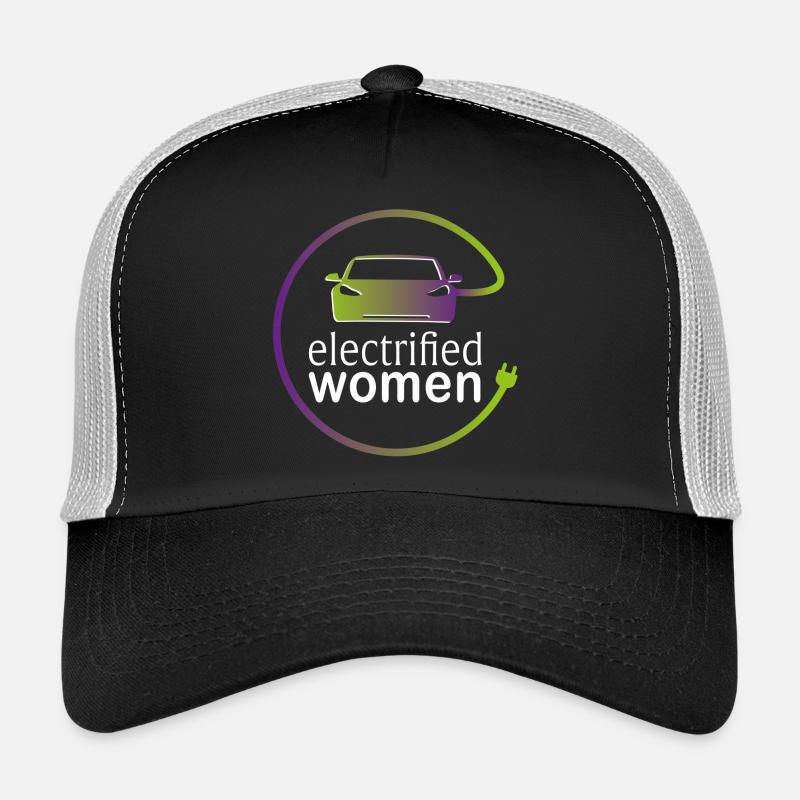 electrified women - Trucker Cap - Schwarz/Steingrau
