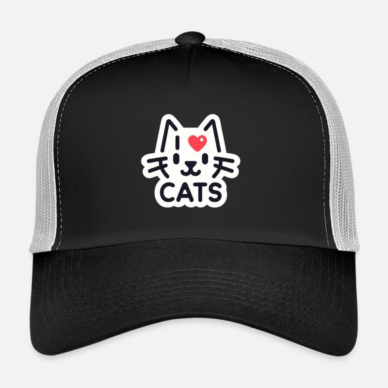 Amour charmant des chats Casquette trucker 
