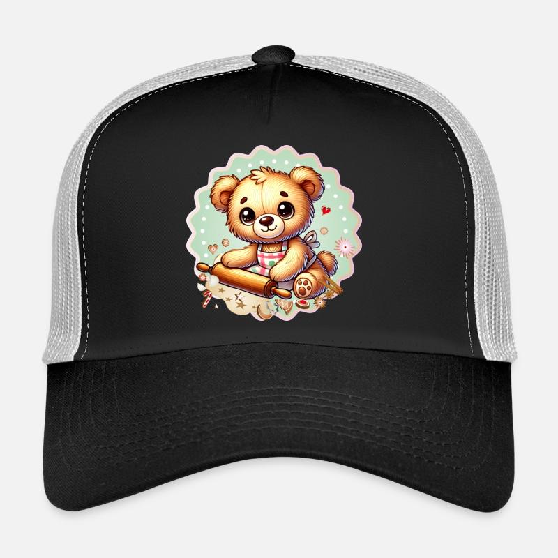 Baking Christmas Teddy – Sweet Festive Joy Trucker Cap