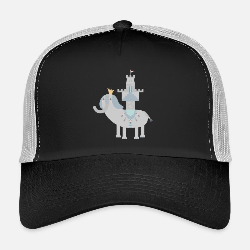 elephant and castle l no text - Trucker Cap - black/stone grey