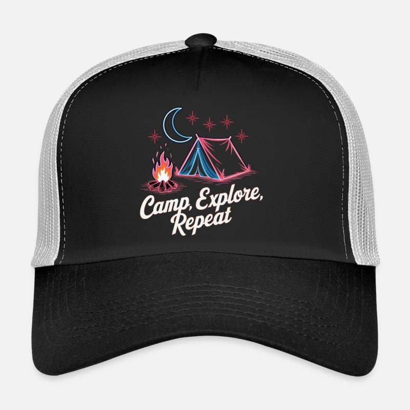 Camp Explore Repeat Trucker Cap