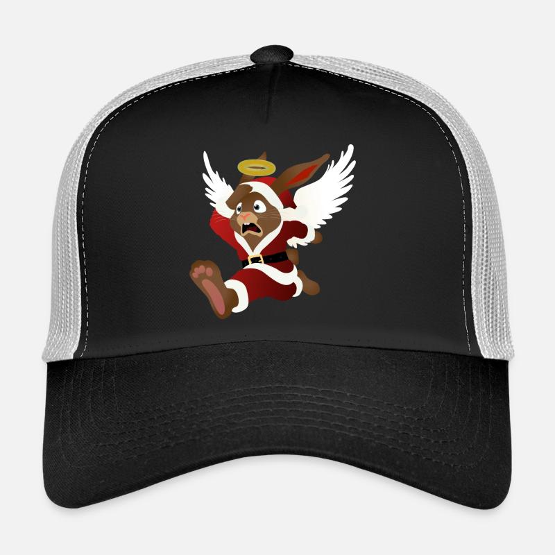 Aushilfe vom Weihnachtsmann - der Osterhase - Trucker Cap - Schwarz/Steingrau