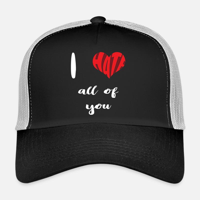 Hate All Of You Stop Hate Anti Hate Trucker Cap