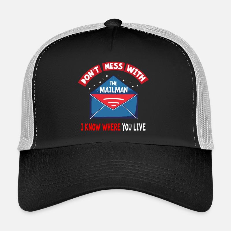 Lustiger Spruch für Postboten Trucker Cap