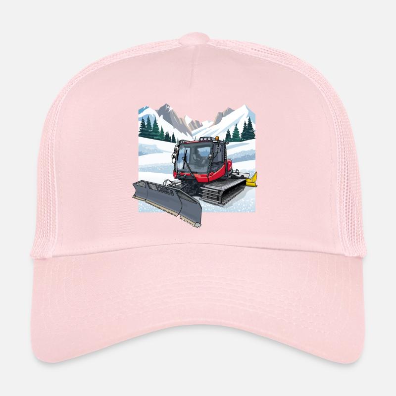 Déneigement de la dameuse Casquette trucker 