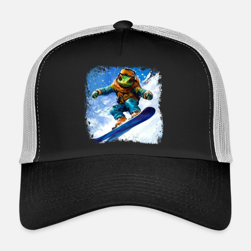 Snowboard Chameleon - Trucker Cap - black/stone grey