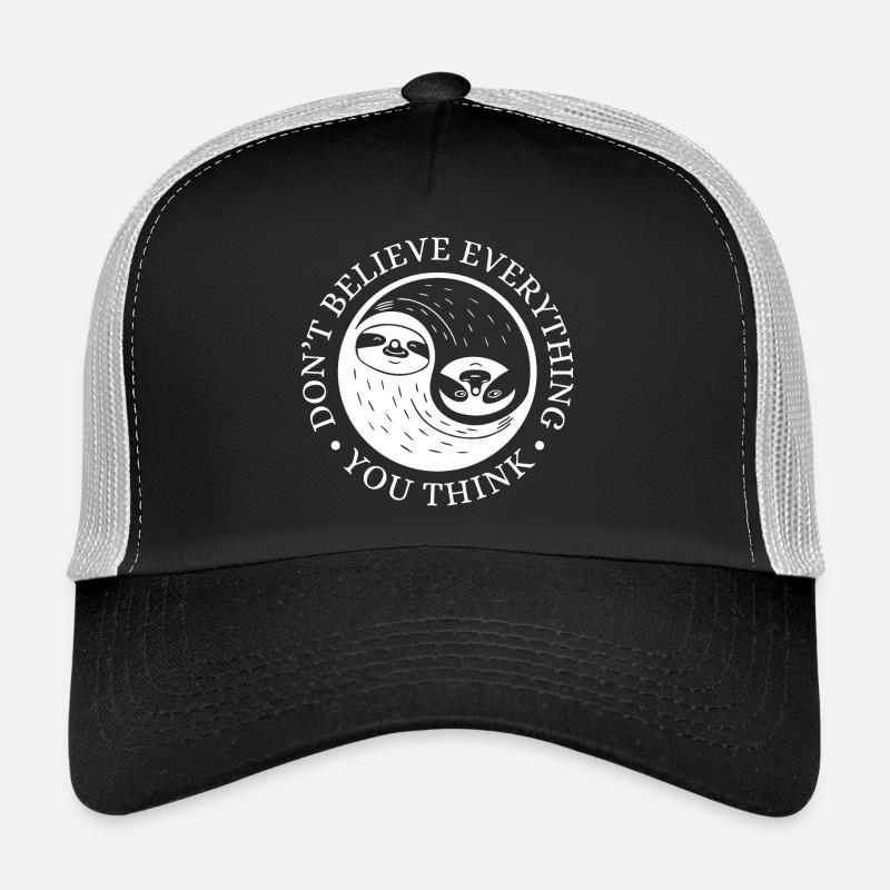 Yin-Yang Faultier – Entspanntes Mindset Casquette trucker 