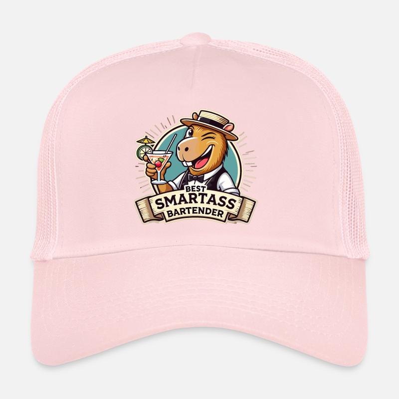 Barman Barman Capybara Capy Gift Casquette trucker 