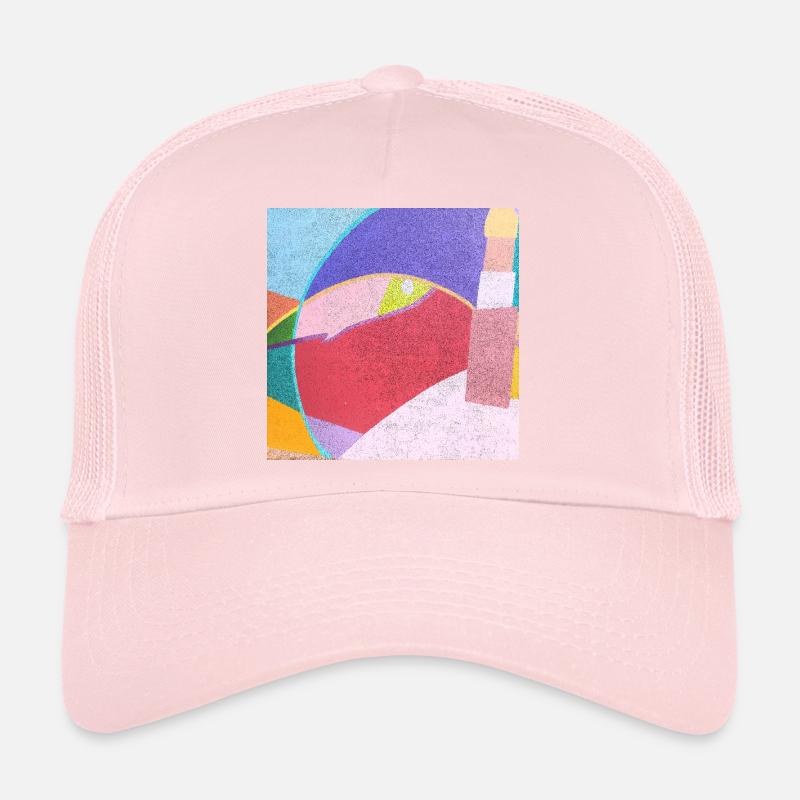 Peintures murales colorées Casquette trucker 
