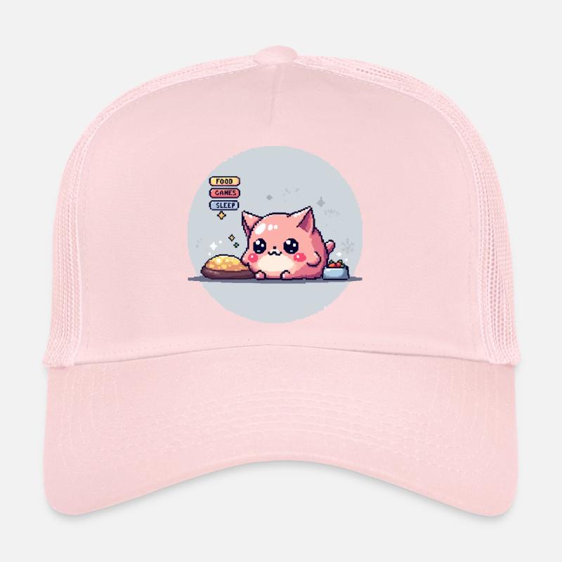 Pixel Pet - Retro Gaming Trucker Cap