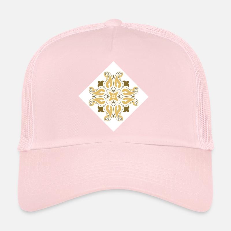 oriental pattern morocco brown tones Trucker Cap