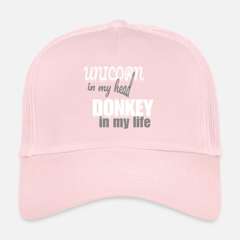 Einhorn im Kopf, Esel im Alltag Trucker Cap