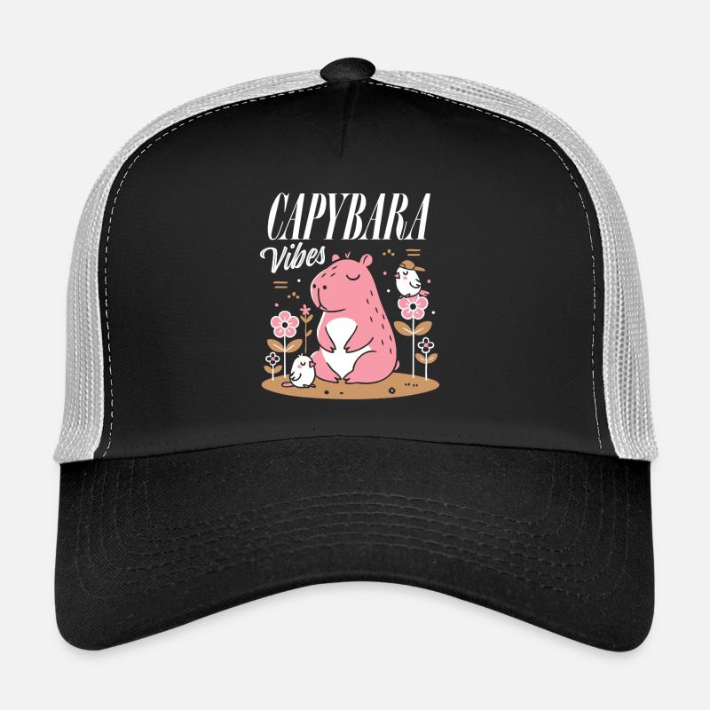 Relaxed Capybara Vibes Trucker Cap