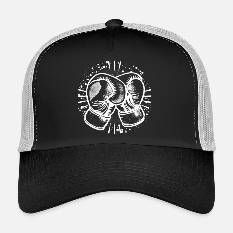 Boxhandschuhe Zeichnung Trucker Cap