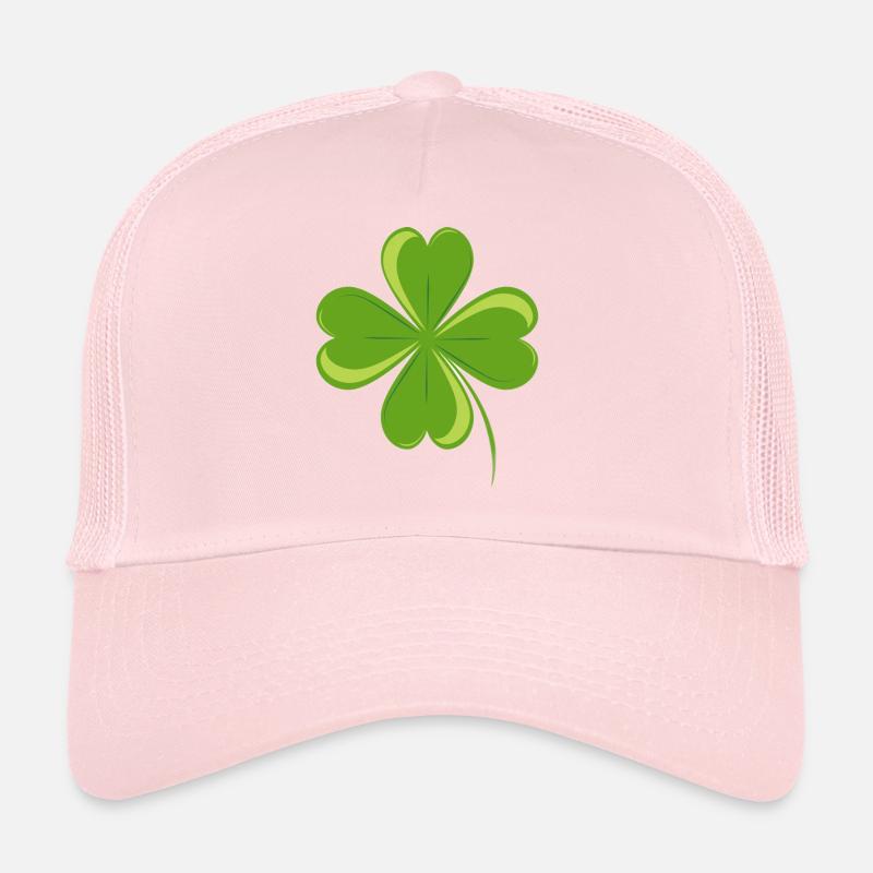 Trèfle à 4 feuilles. Casquette trucker 