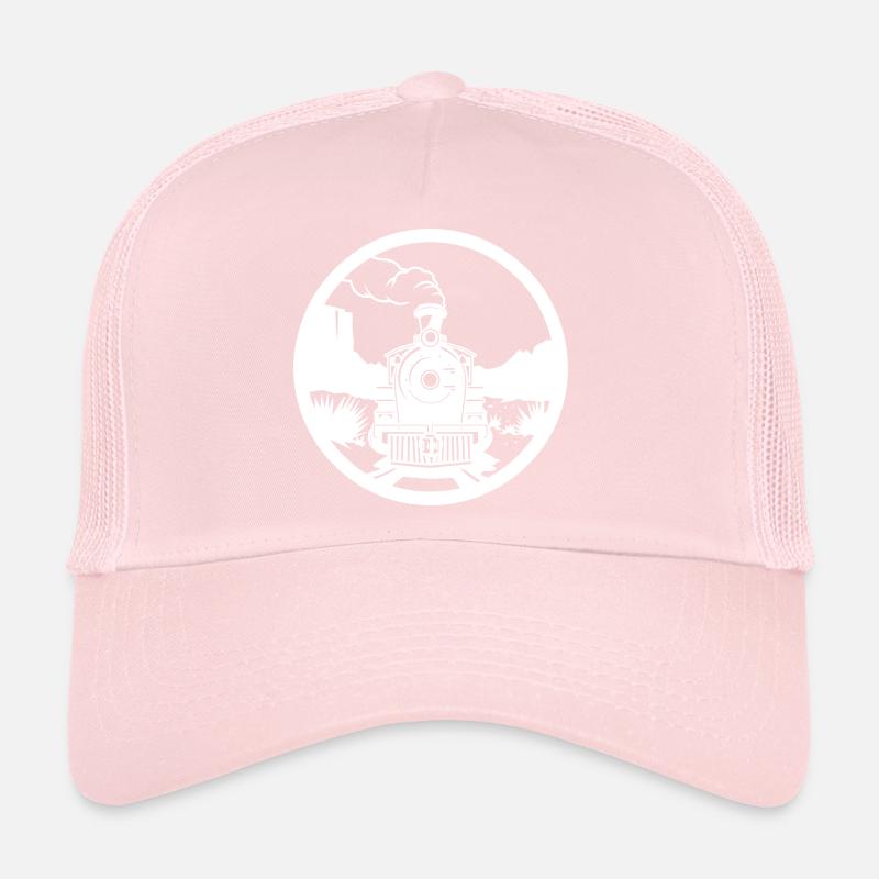 Railway Drawing Trucker Cap