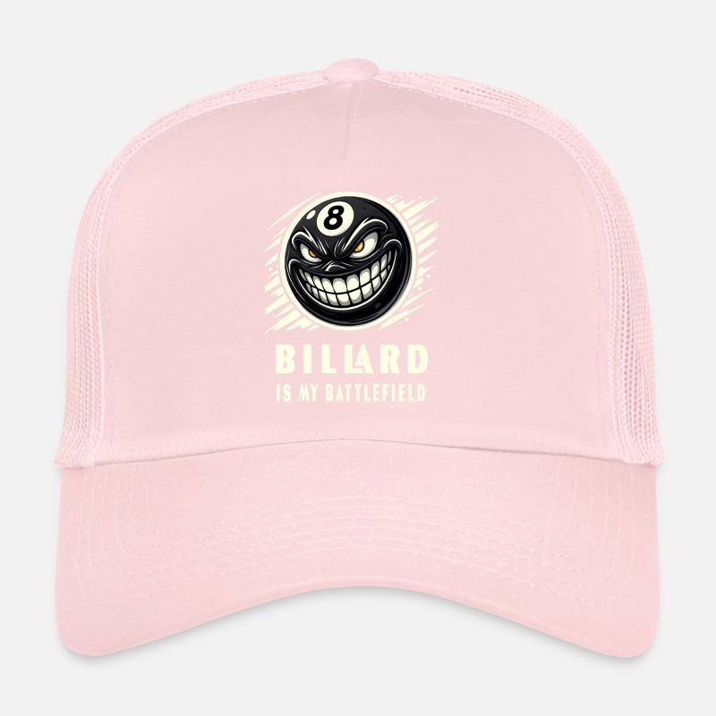 Le billard est mon champ de bataille Casquette trucker 