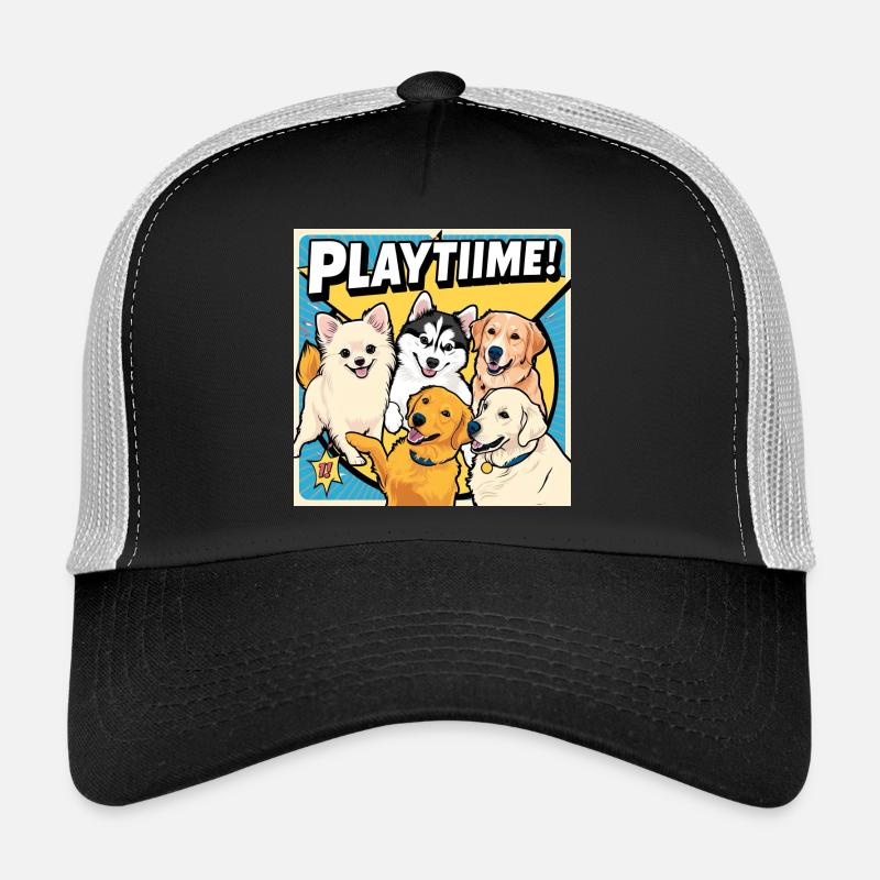 Comic Dogs - Playtime Trucker Cap