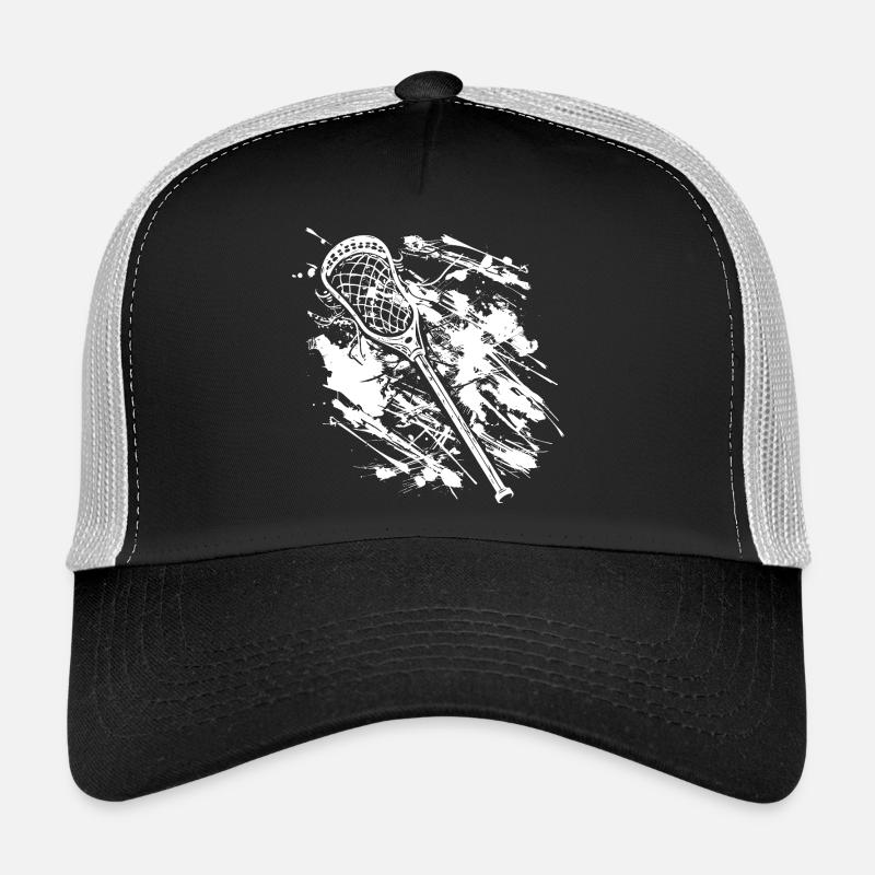 Lacrosse bat graffiti Trucker Cap