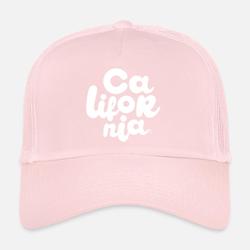 California - Blanc Casquette trucker 