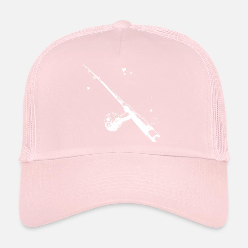 Dessin de canne à pêche Casquette trucker 