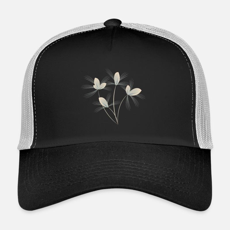 Bouquet de fleurs Casquette trucker 