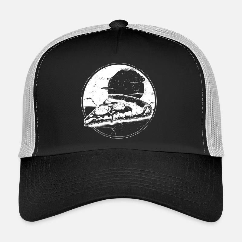 Dessin de pièce de pizza Casquette trucker 