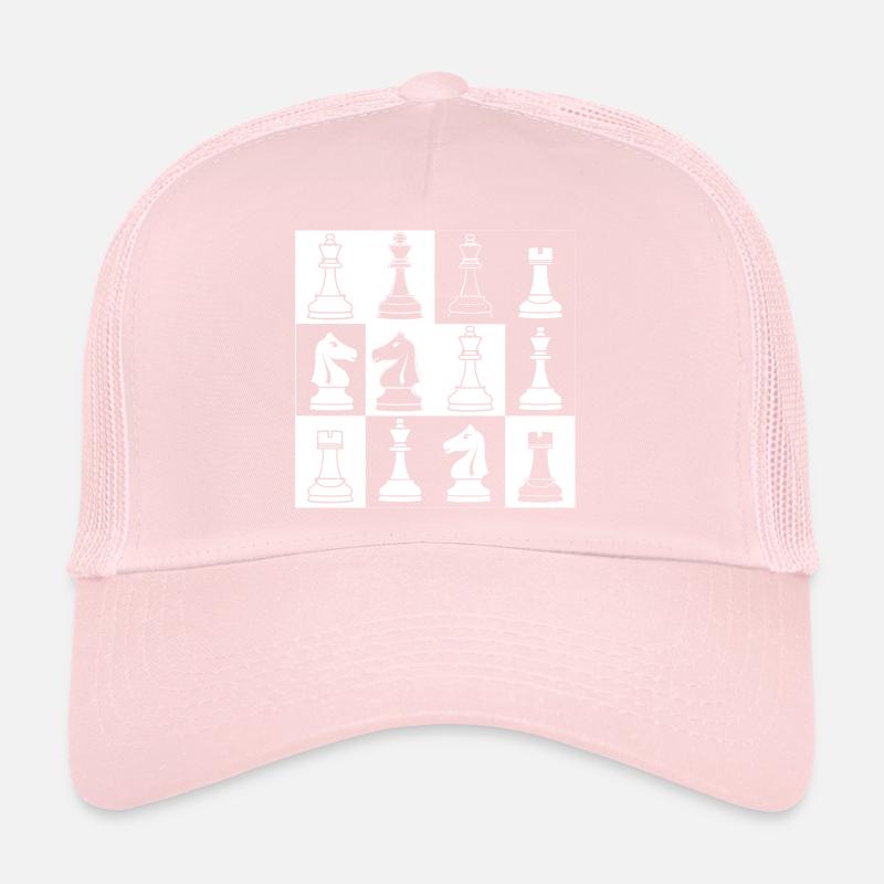 Croquis de pièces d’échecs Casquette trucker 