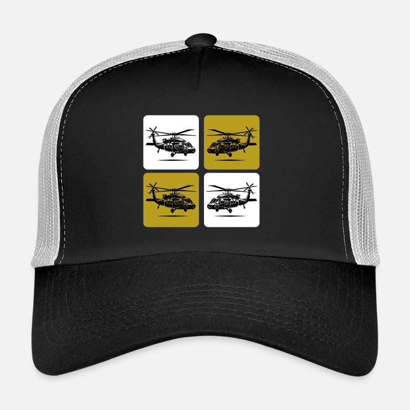 Hélicoptère de l’Armée – Militaire Casquette trucker 