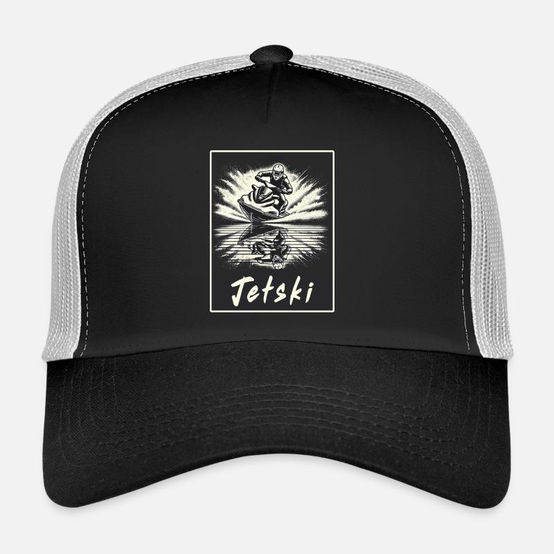 Jetski Vintage Style Trucker Cap