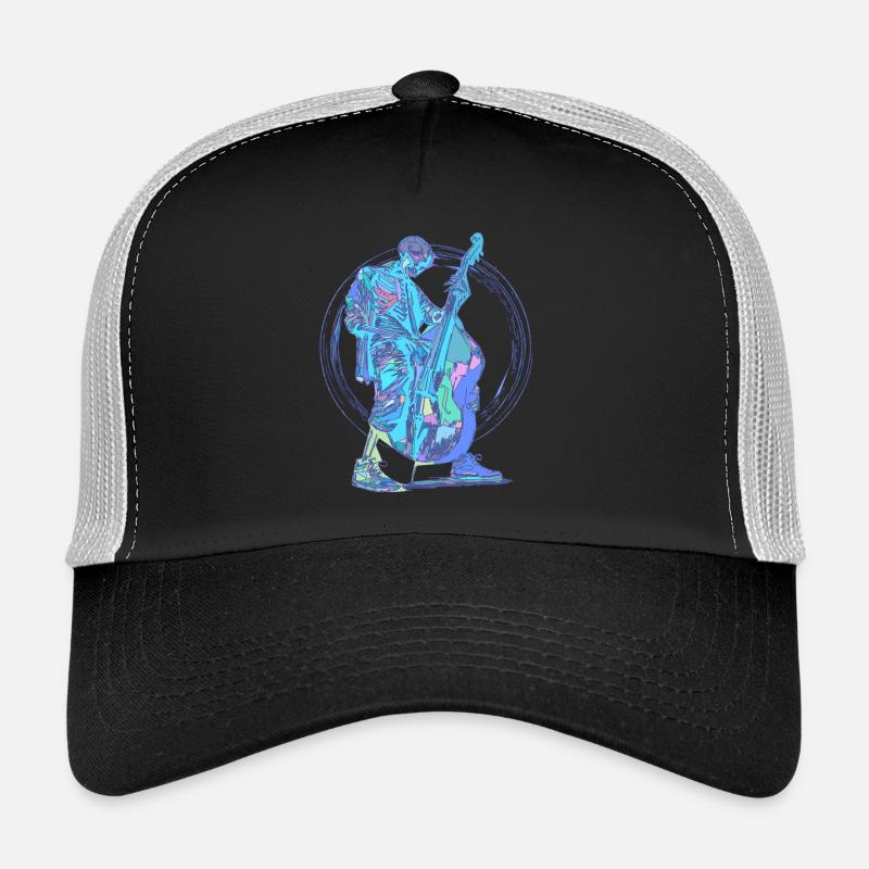 Double bass guy Trucker Cap