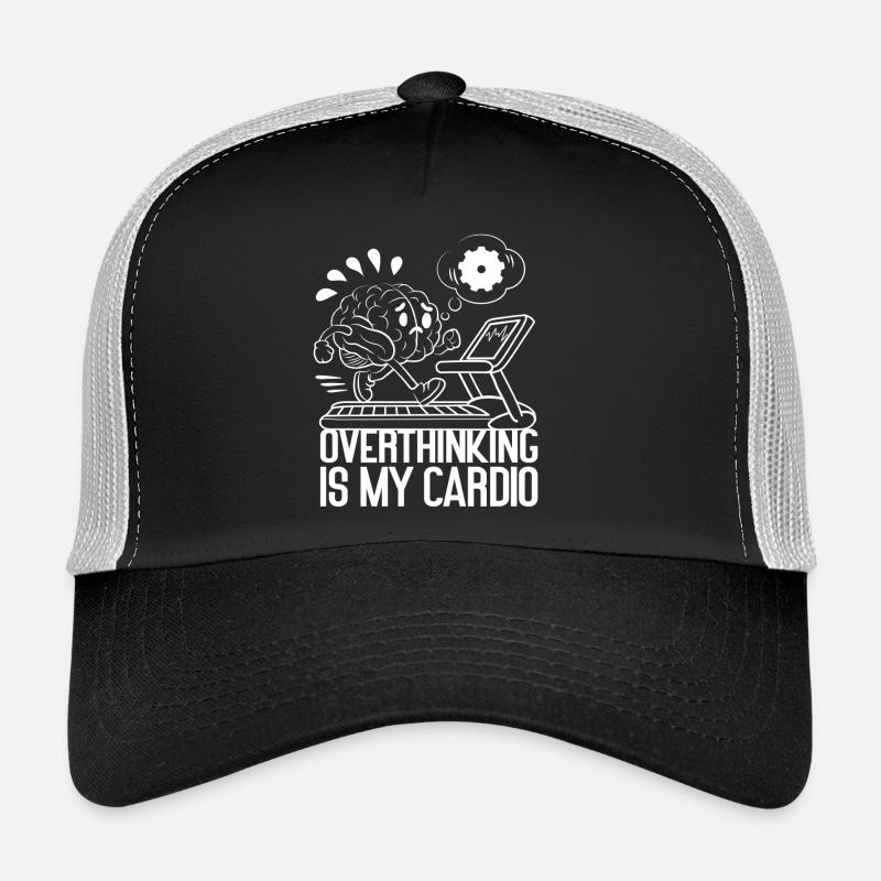 Trop réfléchir, c’est mon cardio – cerveau en feu Casquette trucker 