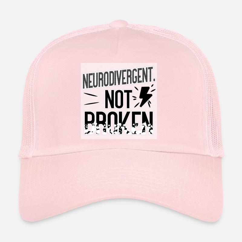 Neurodivergent Not Broken – Neurodiversity Pride Casquette trucker 