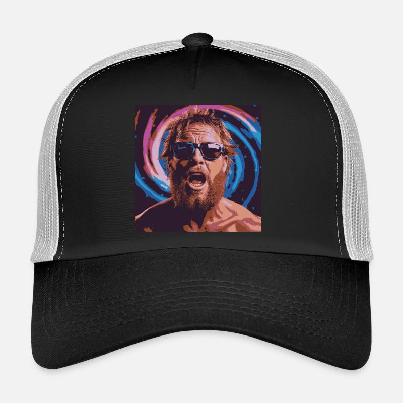 Trippin - Trucker Cap - Schwarz/Steingrau
