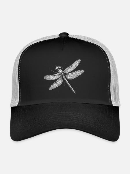 Dragonfly - Trucker Cap - black/stone grey - Front