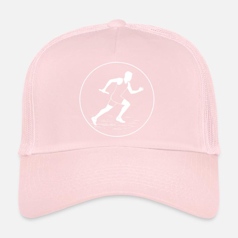 Passation de témoin dans un sprint Casquette trucker 