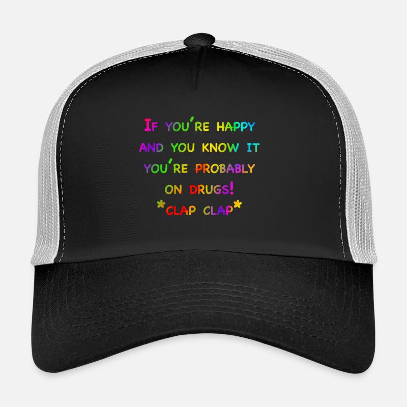 Drogues du bonheur Casquette trucker 