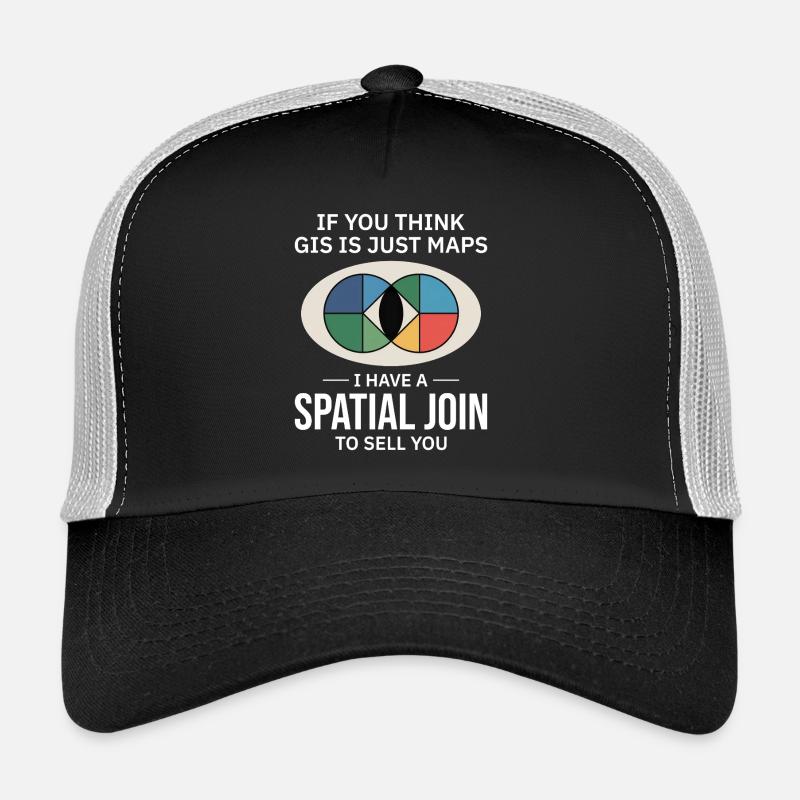 GIS Spatial Join Map Datenanalyse Trucker Cap