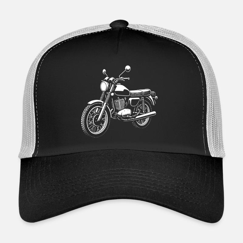 Zweitakt-Legende Retro - Trucker Cap - Schwarz/Steingrau