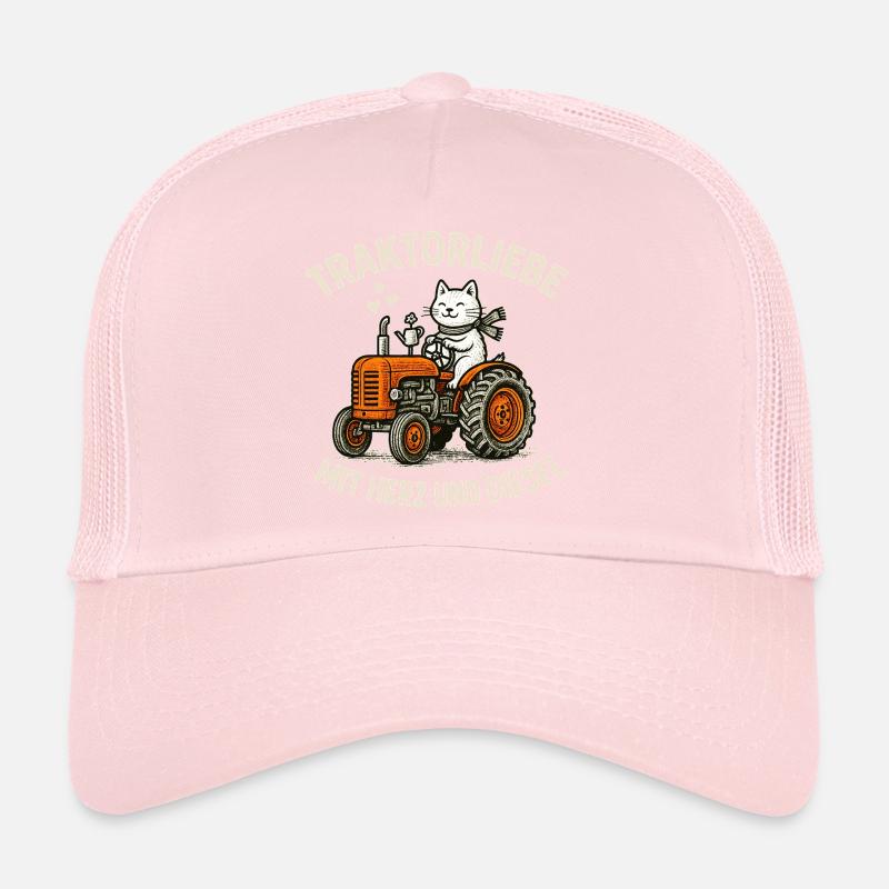 Traktorliebe mit Herz und Diesel Trucker Cap