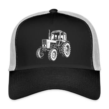 MTS Klassiker - Trucker Cap - Schwarz/Steingrau - Vorne