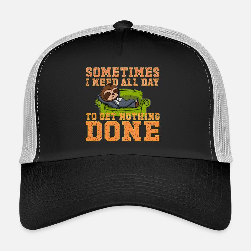 Sometimes I Need All Day Sloth Trucker Cap