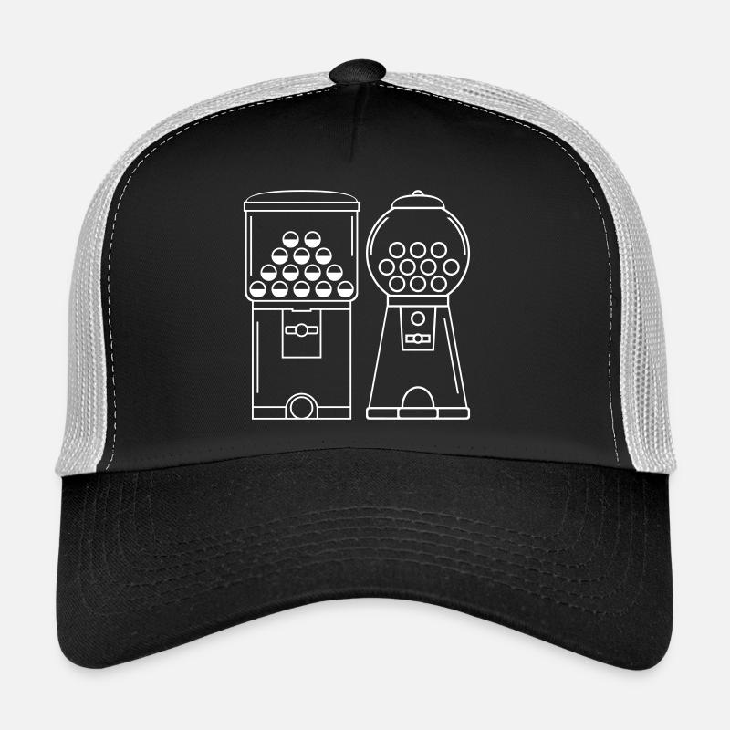 Automates Duo - Casquette trucker  - noir/gris pierre