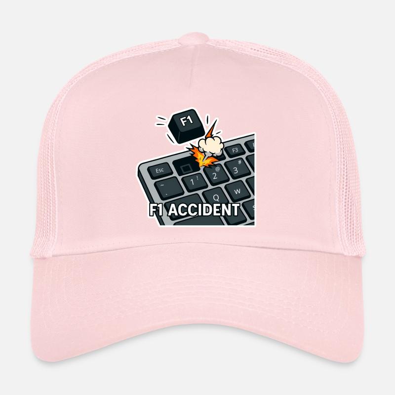 F1 accident - funny pun Trucker Cap