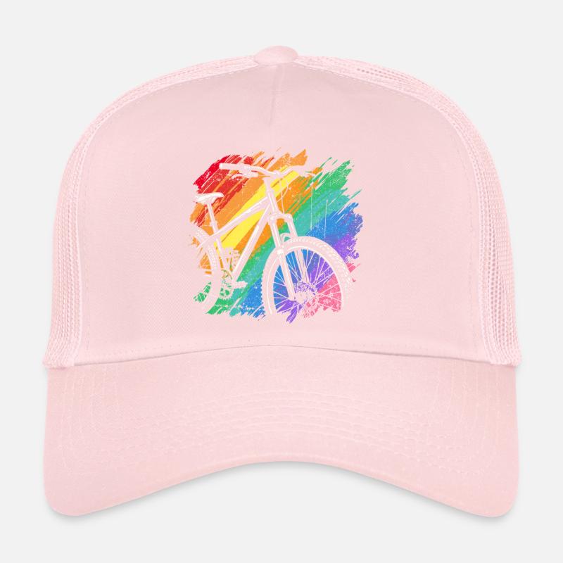 Impression d’art de vélo vibrant Casquette trucker 