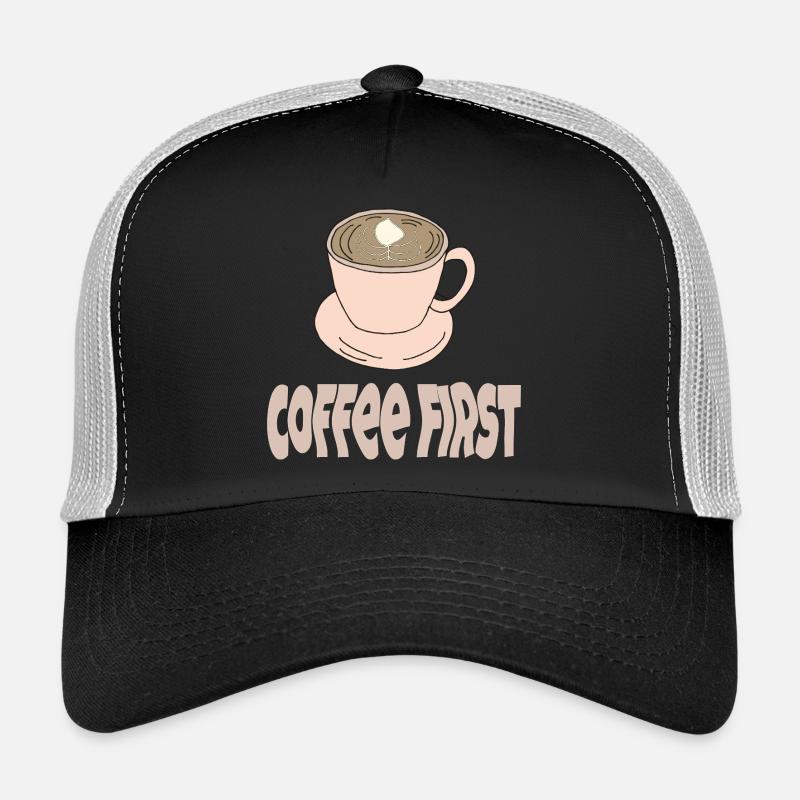Le café d’abord Casquette trucker 