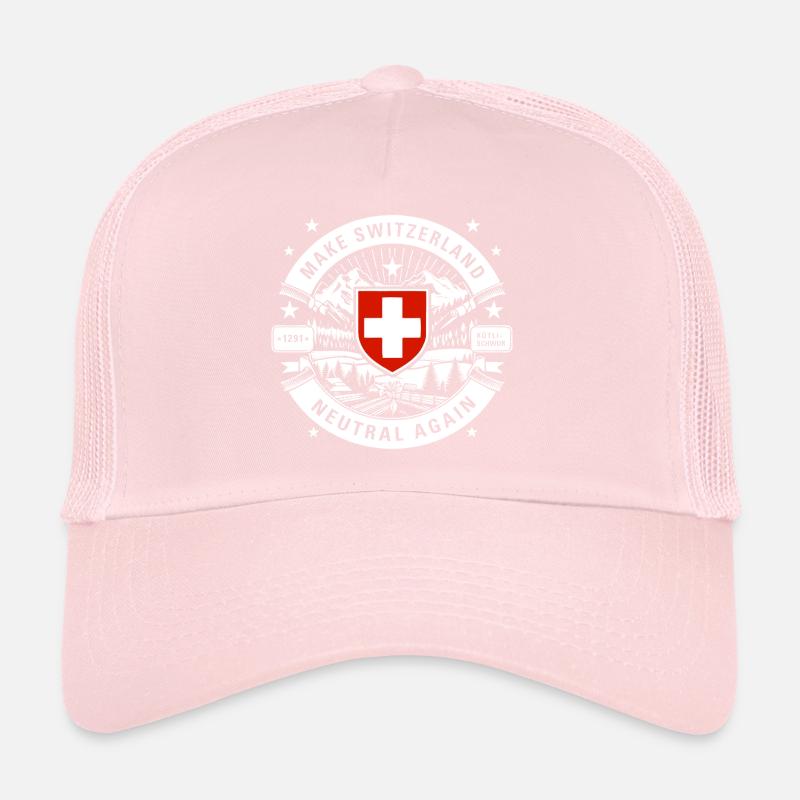 make Switzerland neutral again Trucker Cap