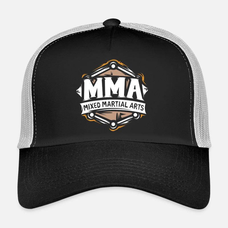 MMA Logo – Mixed Martial Arts Fighter Design Trucker Cap