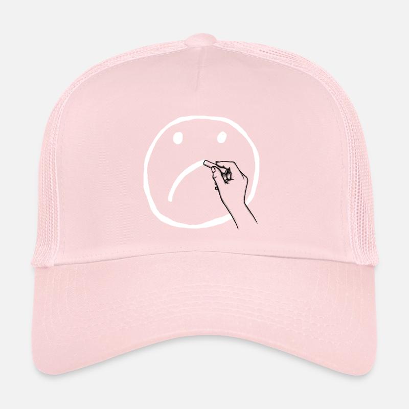 Sad face Trucker Cap